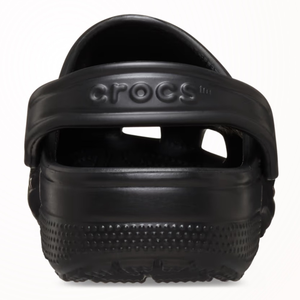 CROCS 🩴 LK NW VEGAN BLACK VENTED HEEL STRAP NON-SLIP SOLES CLOGS SHOES Men’s 13 - Picture 5 of 11